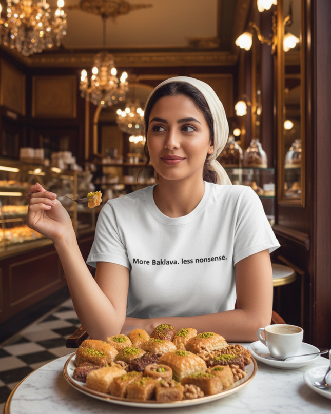 More Baklava, less nonsense.