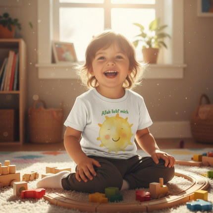 Allah liebt mich – Kinder T-Shirt