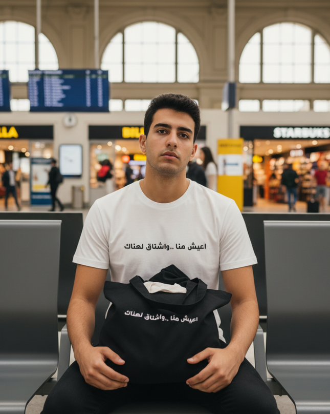 أعيش هنا… وأشتاق هناك