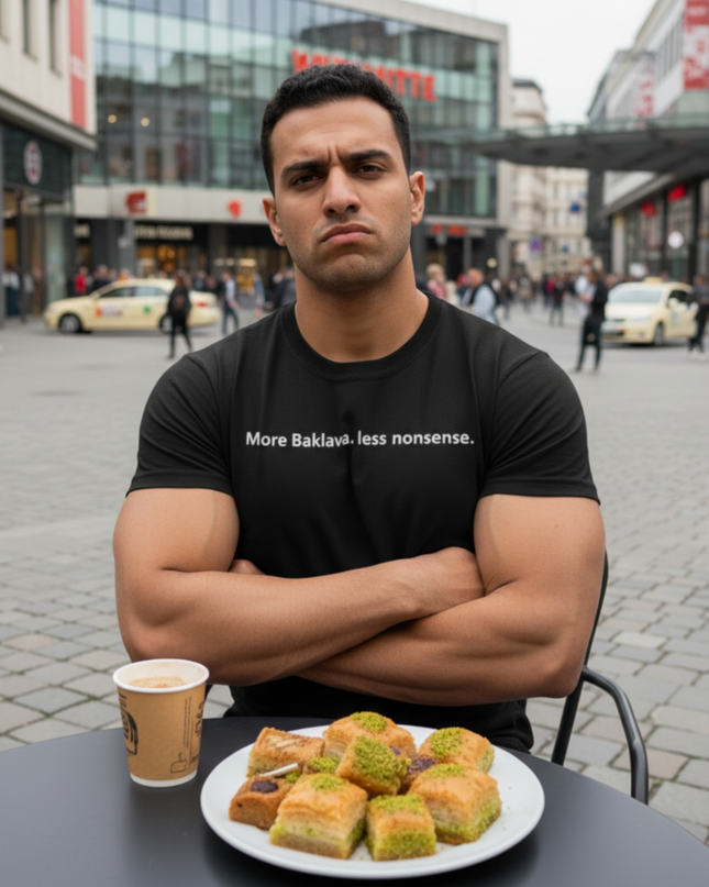 More Baklava, less nonsense.