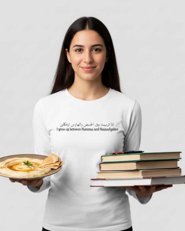 I grew up between Hummus und Hausaufgaben